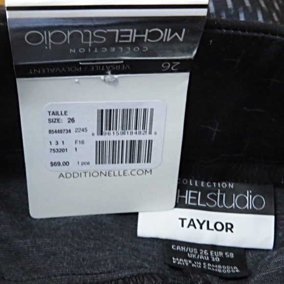 NWT's 2 Pair of Michel Studio Plus Size 26 Pull on Stretch Pants - Picture 5 of 6